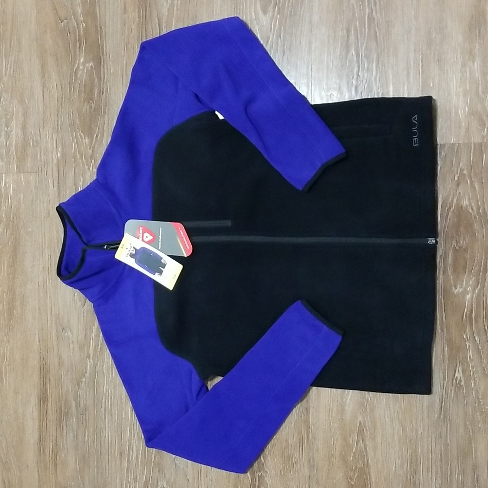 (S) NWT BULA Fleece Colorblock Cozy Gorpcore Outdoor Ski Snow Classic Light
